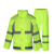 齐力安 分体式雨衣套装 交通路政环卫反光衣 荧光绿上衣+绿裤子 L