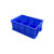 加厚周转箱分格箱五金零件工具盒多格塑料盒子物料盒螺丝盒分类盒 加高小6格 蓝色360*250*140mm