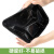 铸固 一次性饭盒外卖打包快餐便当盒环保长方形透明外卖盒 838黑圆形3格 150套