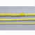 定制凯夫拉绳高温防火阻燃帆船绳耐磨编织纤维圆绳消防火灾芳纶安 黄色1.6mm/米