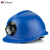 Golmud安全帽带灯 工地工程领导建筑下井照明作业 安全头盔GM758 蓝色