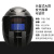 HKFZ电焊面罩头盔氩弧焊安全帽焊工防护面罩太阳能自动变光面罩 黑色头盔式面罩+20片保护片