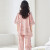 南极人（Nan Ji ren）短袖睡衣女夏季2024年新款长裤女款家居服套装可外穿纯棉两件套 1548 粉色 XL【建议120-140斤】