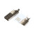 USB-AM 90/180°插板 A型接口公头 USB2.0 DIY插头贴片直插连接器 白色USB DIY插头(3件套)(5套)