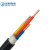 起帆电线电缆 ZBN-YJV3*6平方国标铜芯阻燃B级耐火交联电力电缆 黑色1米【20米起售】