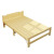 【链工】实木折叠床单人床简易床午休床单人小户型1米午睡床实木板床松木床 80cm宽