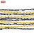 夜莺 钢管警示柱链条 2.8m黄黑塑料链条