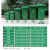 手推垃圾环卫车户外保洁小区物业400L塑料拉式不锈钢清洁回收铁桶 不锈钢简易款