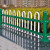锌钢草坪护栏市政绿化带隔离栏杆U型菜园花园篱笆栅栏折弯型围栏 立柱40高