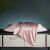 梦味 真丝枕套100%桑蚕丝绸纯色枕头套真丝枕套单人一对装 玫瑰粉 48*74cm