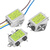 220V脉冲干扰EMI净化电流CW1B-T(B1)1A10A3A6A谐波电源滤波器 CW1B-1A-T(B2) 单级插片式