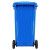 鲁识大号户外垃圾桶物业环卫分类桶果皮箱 240L蓝色可回收物