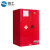 链工 防爆安全柜钢制化学品储存柜可燃试剂存储柜工业危险品实验柜 90加仑(容积340升) 红色