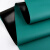 SANLUX 防静电台垫绿色胶皮防滑橡胶垫耐高温工作台垫实验室桌布维修桌垫 绿黑1.0米*10米*2mm整卷