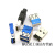 USB3.0-AM/AF 90/180度 USB A母座A公头B母方口 连接器A型B型接口 MINI USB插座 带壳三件套公头 (