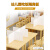 定制幼儿园餐桌吃饭分隔板食堂桌面挡板小学生课桌塑料透明飞沫隔离板 白色卡扣(4个装)
