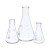 实验室玻璃锥形烧瓶 试剂瓶 三角烧瓶 玻璃瓶锥形瓶(小口) 50ml