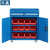 迈巍工业工具柜物料收纳柜钢制二抽带轮工具柜工厂车间储物柜MI033