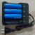 18650锂电池充电器3.7V4.2V强光手电筒4槽智能充电器充饱自动转灯 充电器+4节18650型号