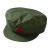 65式军绿解放帽 军迷帽 五角星帽 芳华演出平顶帽 收藏纪念帽 帽子+五角星 四号（头围54-55厘米）