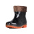 沸耐笙 FNS-22223 防水耐磨加厚劳保工作雨鞋水鞋 低筒黑色（毛口）42 1双
