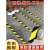 磨砂防滑警示胶带PVC黑黄斑马警戒线地标贴地板反光地面胶带划线 黑色长5m*宽50mm