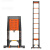 巴芬 铝合金伸缩梯加厚防滑升降梯子折叠稳固工程直行爬梯直梯5.9米