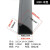 PVC墙角明装线槽明线三角直角阴角隐形自粘装饰配线走线槽  5米2F 灰色h20 100米以上
