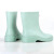 雨鞋女 女款水鞋 防水防滑雨靴 短筒水靴 023绿色 38码