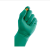 安思尔 一次性卷边氯丁橡胶手套 73-721 绿色 6-8码 无粉 31cm长