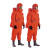 代尔塔/DELTAPLUS 401030内置气密1级重型防化服ALAIN可防1400多种化学品橙色均码1件