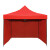 雨棚户外防雨广告帐篷遮阳棚四脚摆摊商用大伞角折叠伸缩式遮棚子B 重型自动架2x2m红