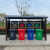 户外垃圾分类亭收集亭定制不锈钢小区回收站投放站棚智能垃圾房箱 现货一桶位价格