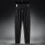 卡度顿 特大码280斤胖子冰丝休闲裤男士夏季新款加肥加大码运动速干透气长裤 黑色束脚 5XL适合190-210斤