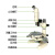 旌斐科技数显测量显微镜带光源电线电缆银触点工具 15J标准型 
