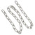 玛仕福 304不锈钢链条6mm（1米） 长环链条铁链金属防盗链