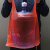 重安盛鼎 红色塑料袋袋子大号背心袋  手提打包袋 购物袋 中厚款10斤（经济装）15*24