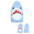 梓嘉福漂浮板套装漂浮板儿童游泳板卡通学游泳浮板EVA游泳训练板L 蓝色鲨鱼
