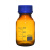 耐高温蓝盖黄盖丝口三角试剂瓶00ml/250/500ml/000ml螺口流动相液 透明2000ml(高硼硅)