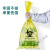 黄色耐高温垃圾袋垃圾袋实验室危险品袋高压袋废物袋 黄色PE复合100*110cm 双面15丝 25个 加厚