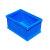 可折叠周转箱物流储物带盖塑料收纳箱子加厚新料五金工具箱汽车箱 S503：550*365*160mm蓝色