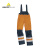 代尔塔 404014 荧光可视工作服防寒裤款橙色+藏青色L码1件装