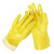 品之德 5双浸胶手套 防水防油耐酸碱 全胶加厚防滑耐磨劳保手套