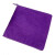 洛港 30×30cm紫色中厚10条装 家政保洁专用毛巾吸水不掉毛擦地桌布百洁布家务清洁抹布厨房用品