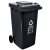 户外环卫物业大号分类垃圾桶 新国标可挂车蓝色-可回收物240L 240L灰色-其它垃圾