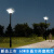 太阳能户外灯防水花园别墅超亮小区道路高杆3米室外led路灯 水晶方灯款 60W（单灯头