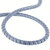 创优捷 电线电缆螺旋缠绕管 线缆装饰防冻保护套管 灰色 内径40mm 长5米