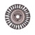 贝傅特 扭丝平行钢丝轮 打磨除锈平型钢刷钢丝圆盘刷平型钢刷喇叭口钢丝轮 115*16孔经mm 