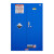 知旦GA双锁安全柜ZD6628实验室化学品柜腐蚀性液体存储柜45加仑蓝色pp内衬