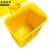 京洲实邦 15L灰色 黄色利器盒加厚垃圾桶医疗废物脚踏桶JZSB-1068 